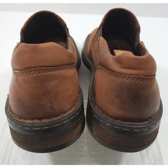 Born Hand Crafted Footwear Loafers Slip On Men Brown Leather10/44 M/W M9560 CKF9 - Picture 7 of 16